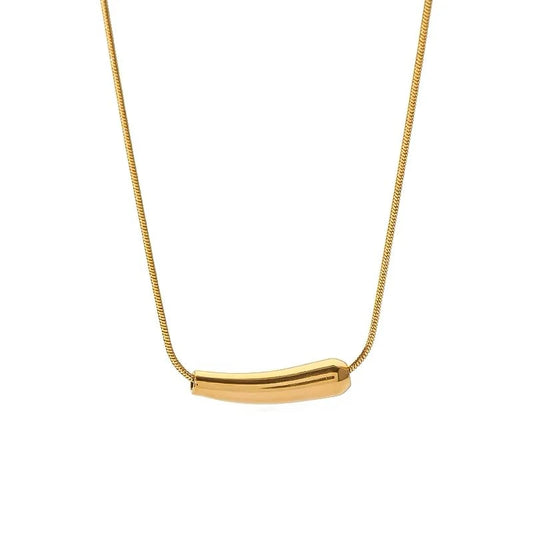 Aurora Gold Bar Minimalist Necklace