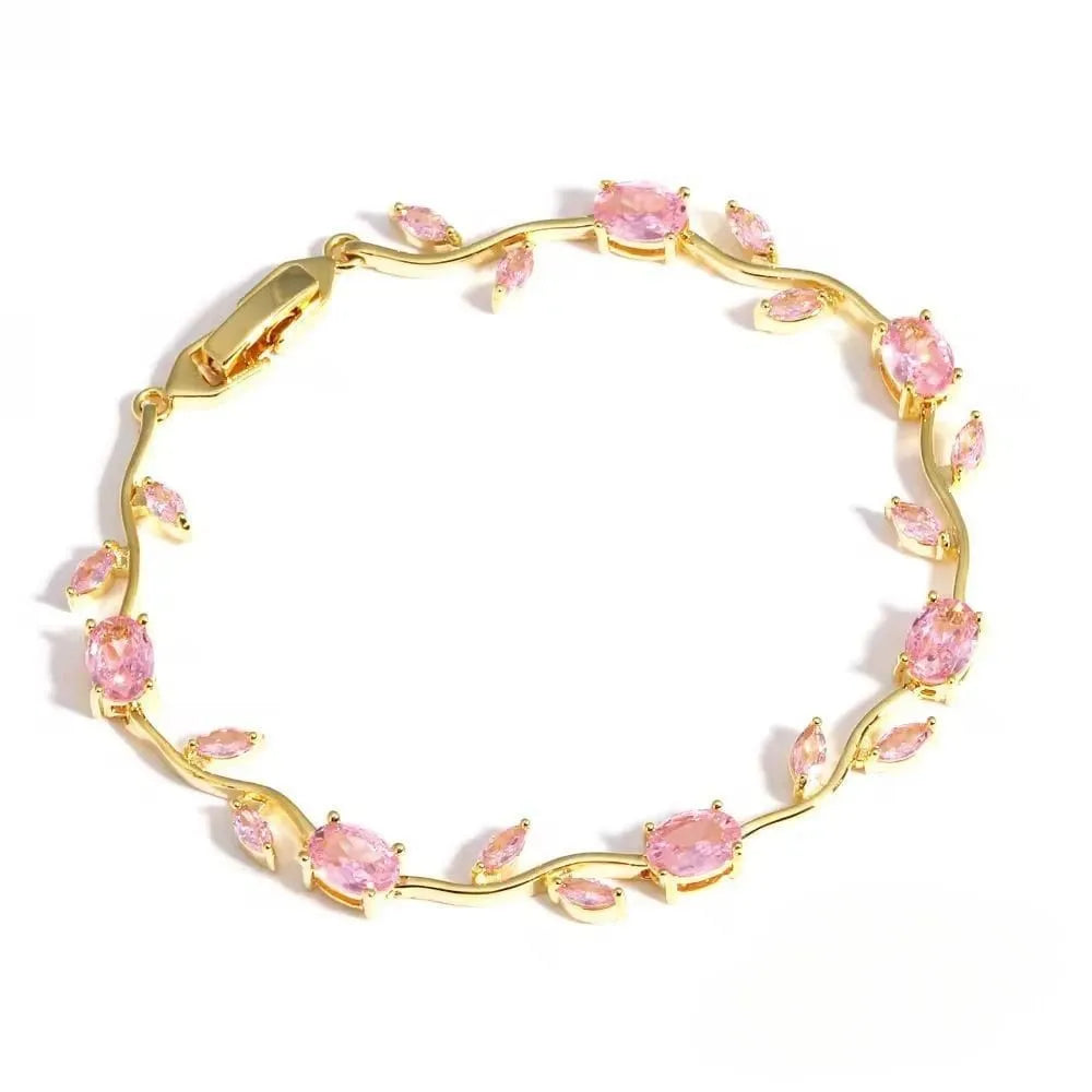 Blush Petal Vine Bracelet