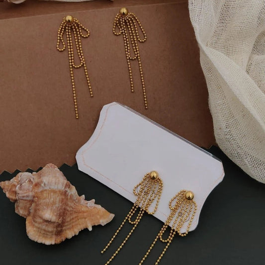 Cascade Chain Drop Earrings