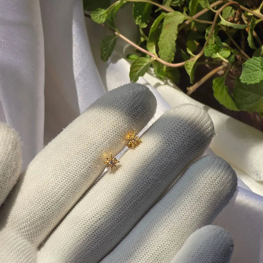 Celestial Star Gold Ear Piercing