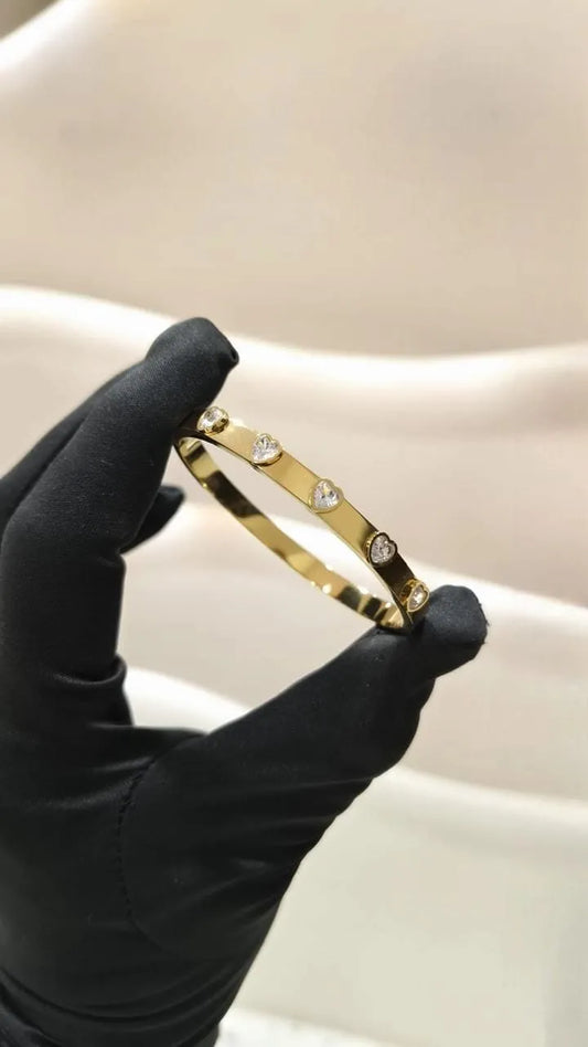 Heart Shaped Diamonds kada