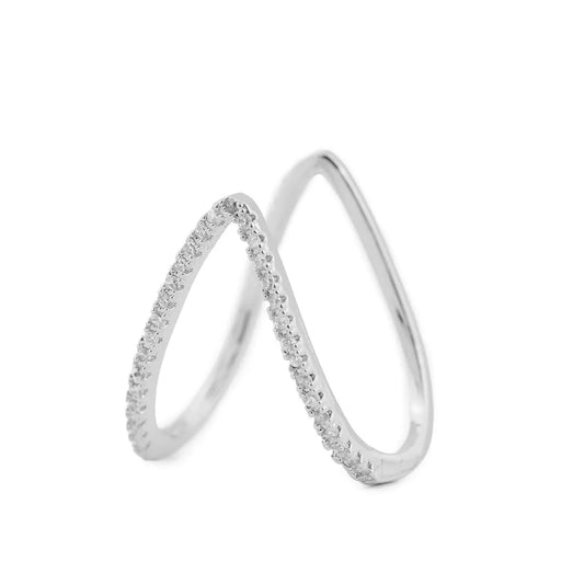 Silver Twist Anti-Tarnish Ring