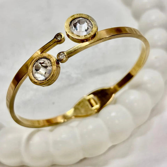 Crystal Orbit Gold Kada