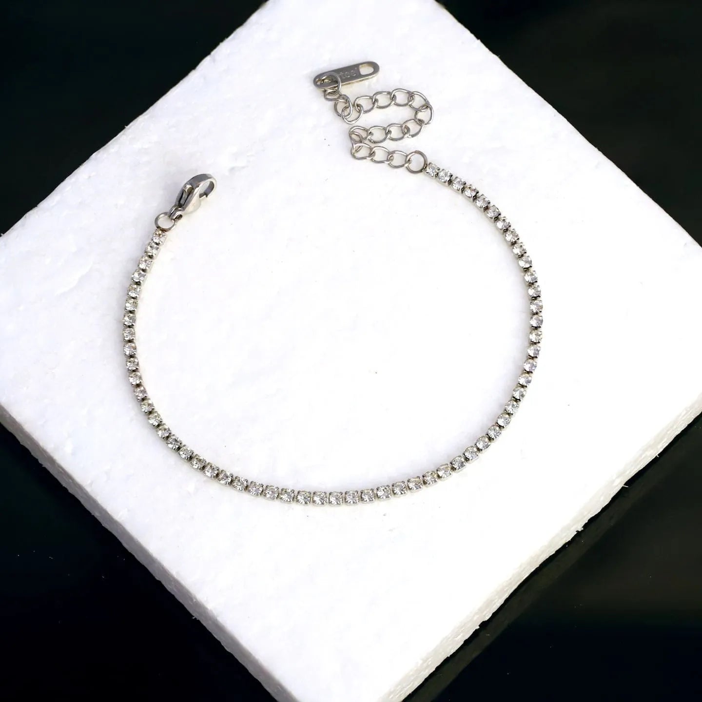Celestia Crystal Tennis Bracelet
