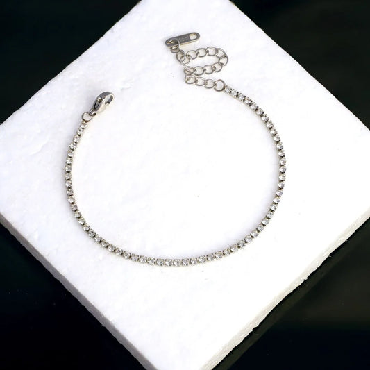 Celestia Crystal Tennis Bracelet