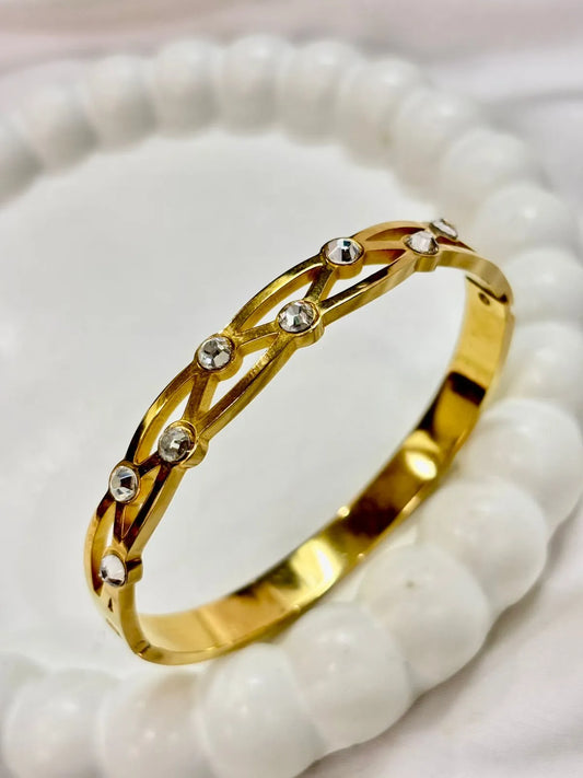 Gold Diamond Link Kada