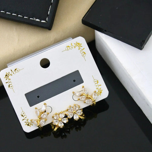 Aurora Leaf Blossom Earrings