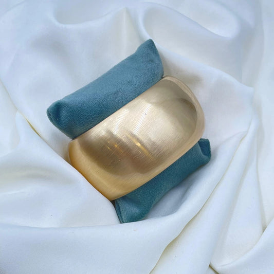 Elvaro Satin Gold Kada