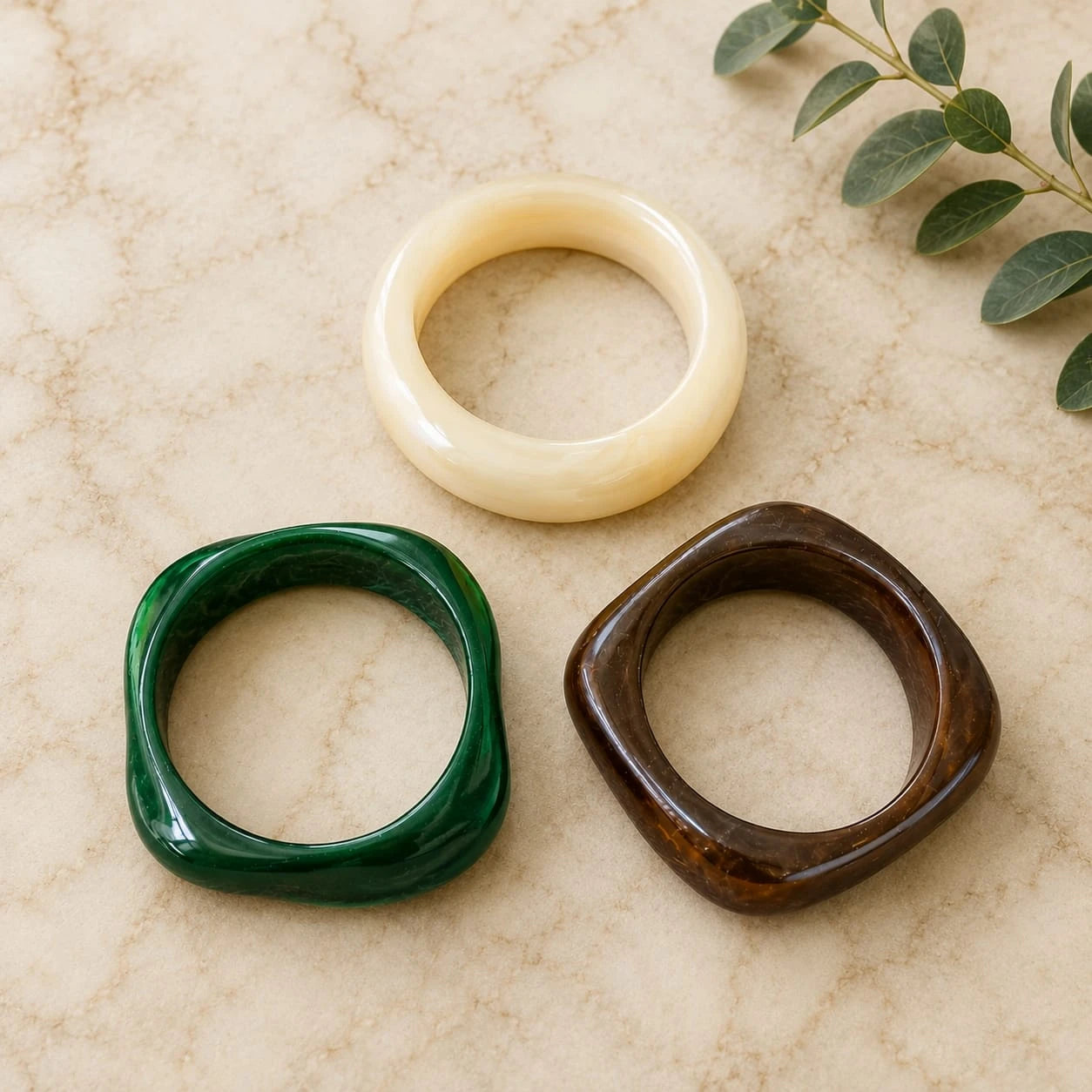 Emerald Ivory Resin Fusion Combo