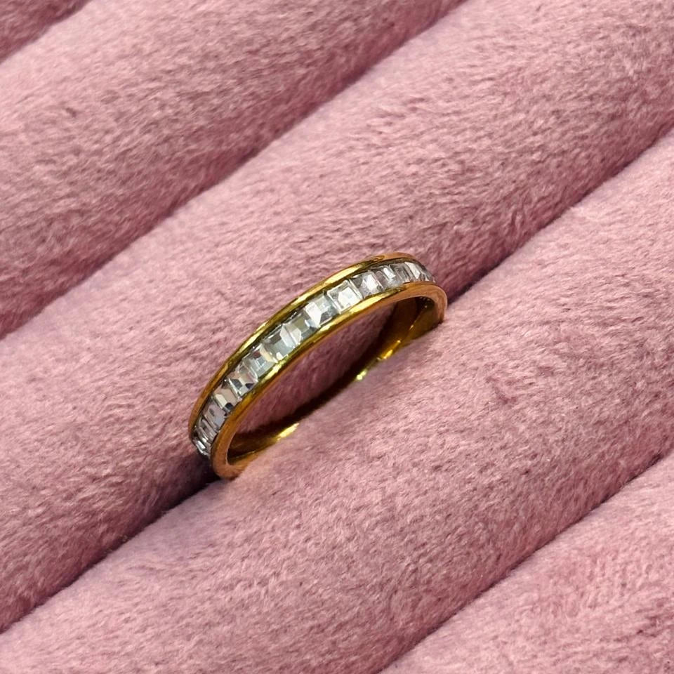 Eternity Baguette Gold Ring