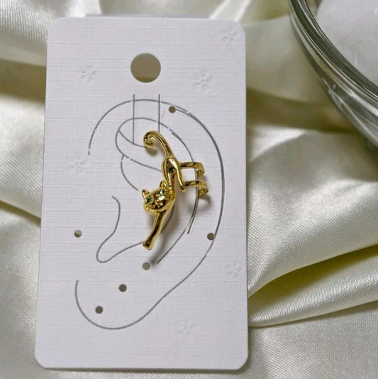 Felina Charm Cat Ear Cuff (Gold)