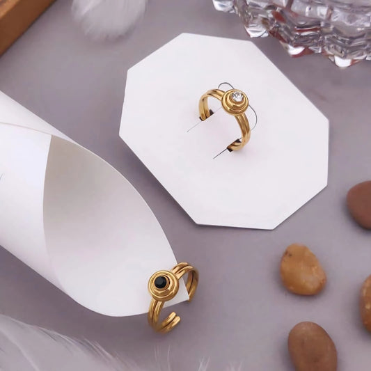 Solara Duo Open Ring