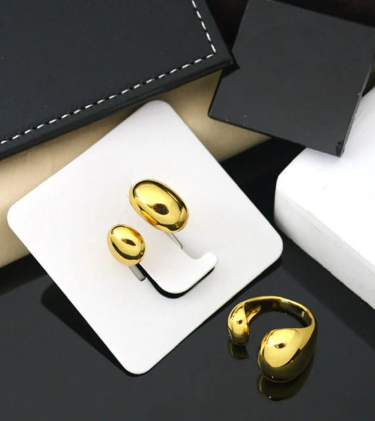 Aurora Twin-Dome Adjustable Ring