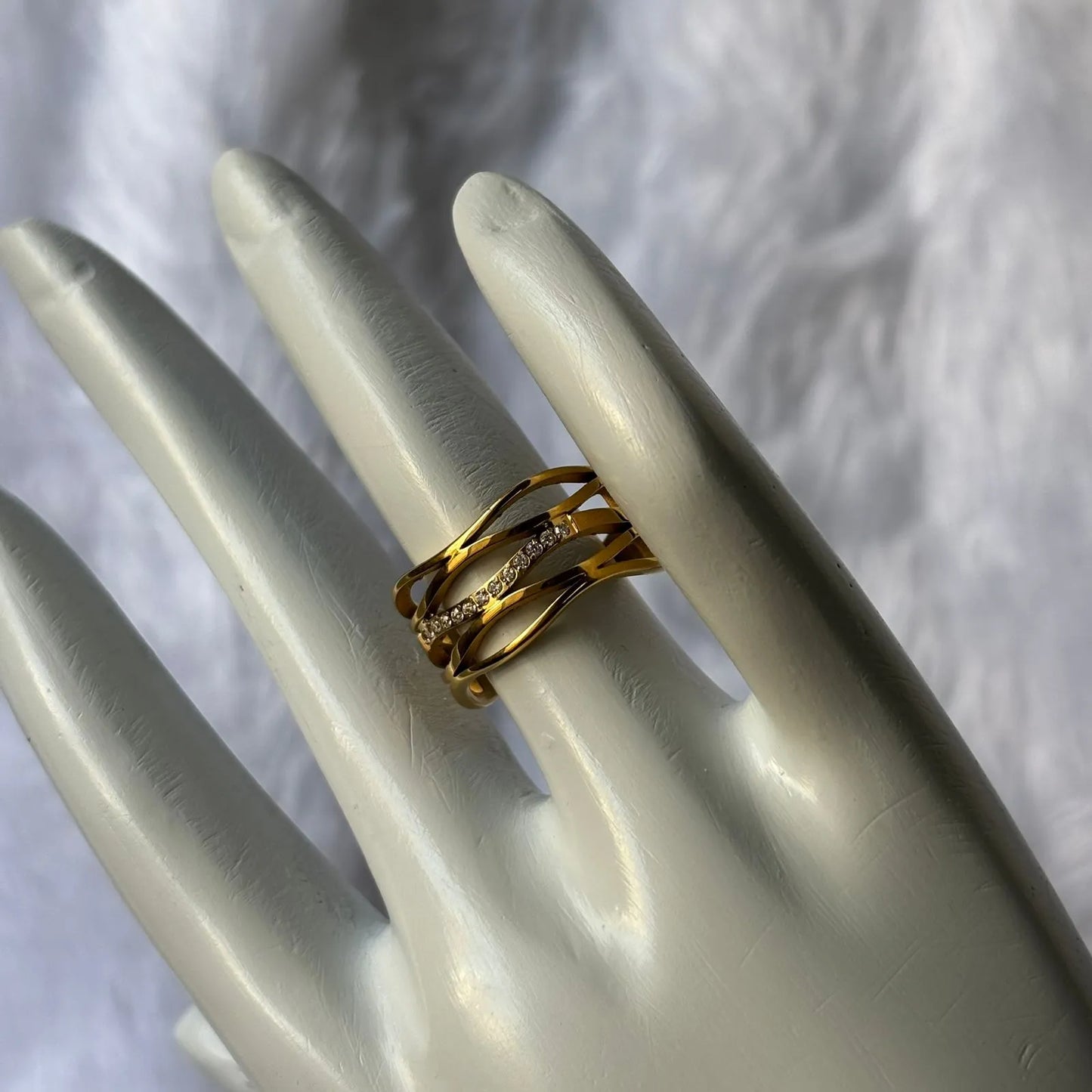 Golden Elegance ring