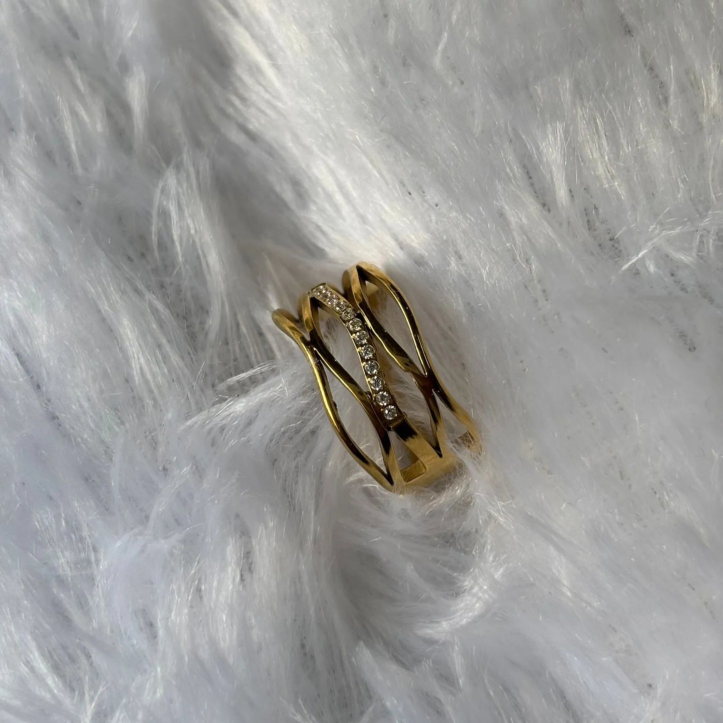 Golden Elegance ring