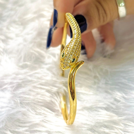 Golden Serpent Glam Kada