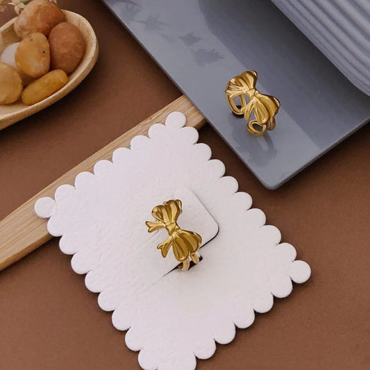 Aurielle Bow Gold Ring
