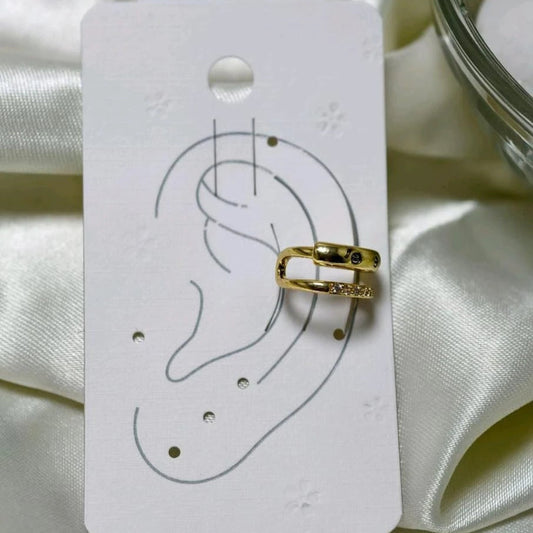 Aurex Luxe Link Cuff Earrings