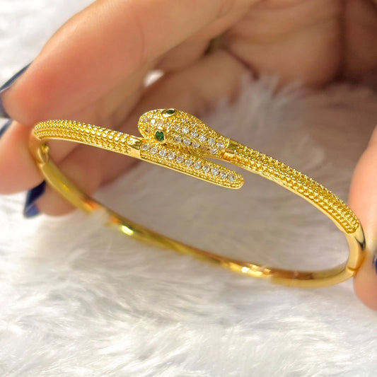 Golden Serpent Embrace Kada
