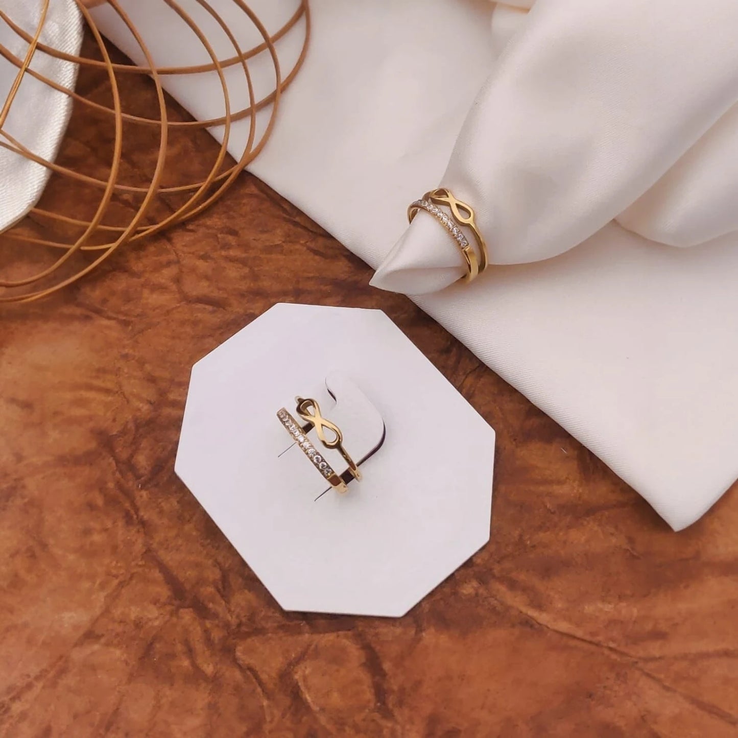 Infinity Grace Gold Ring