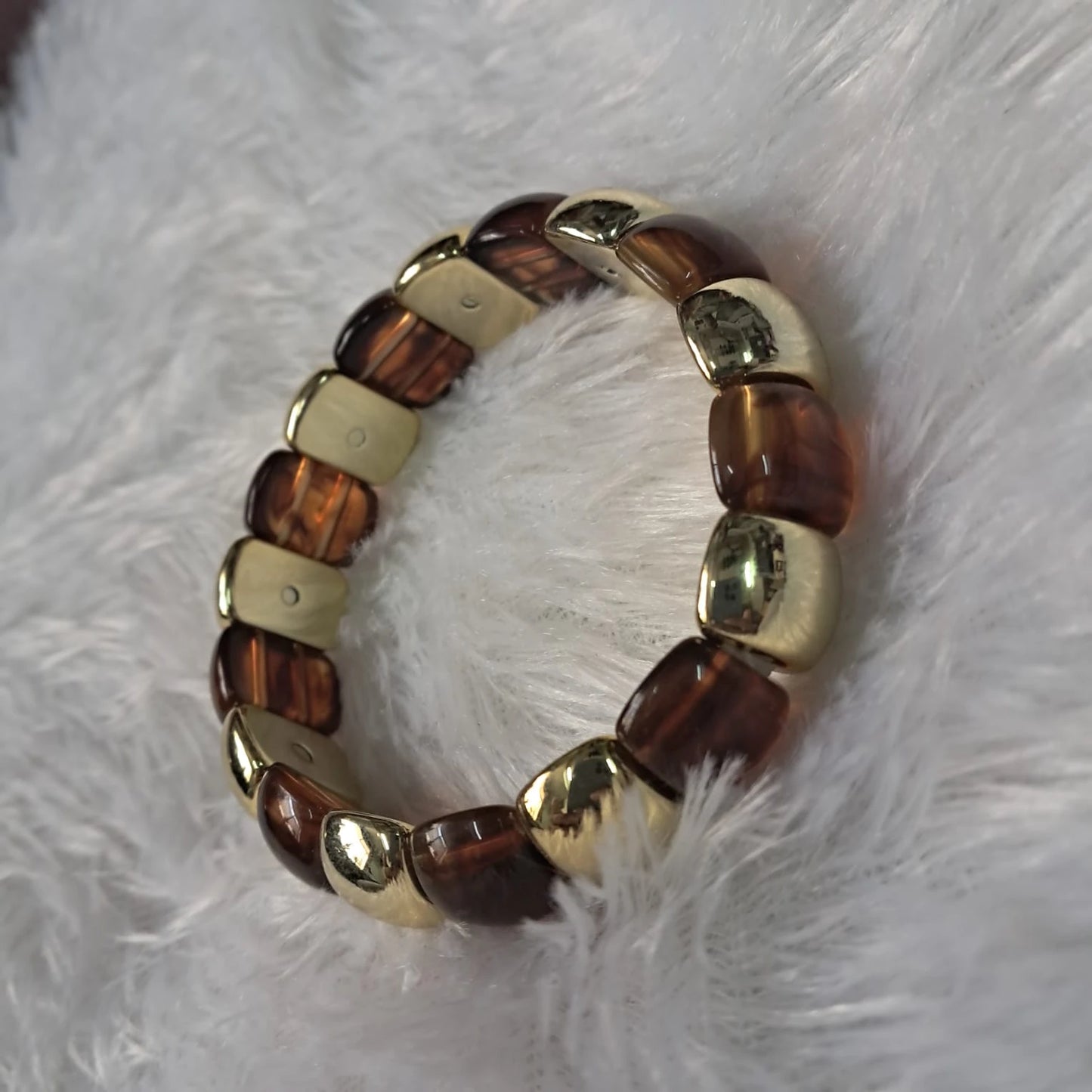 Amber Glow Segment Bracelet