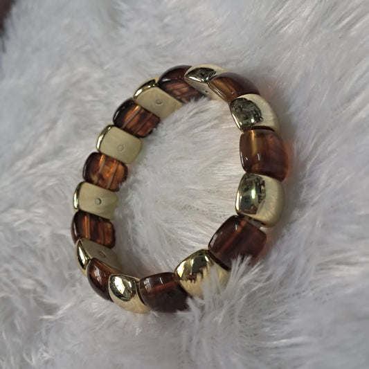 Amber Glow Segment Bracelet