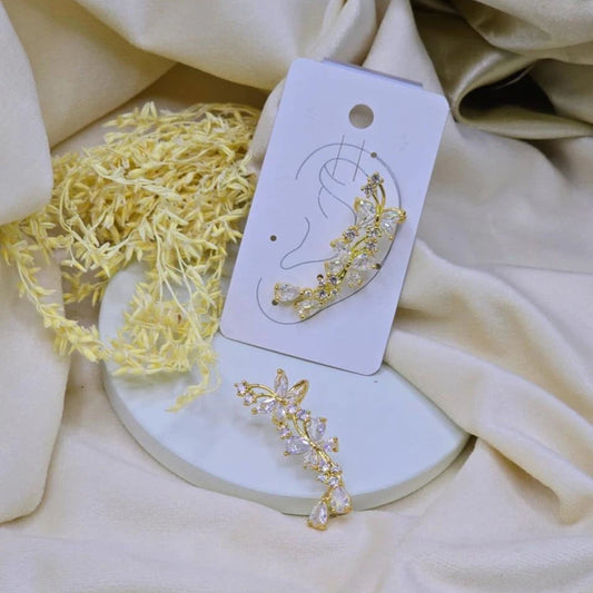 Lumiora Floral Cascade Ear Cuff