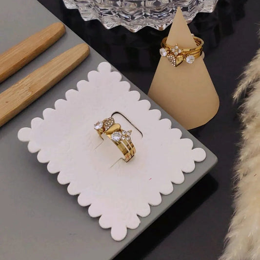Celina Luxe Heart Crystal Ring