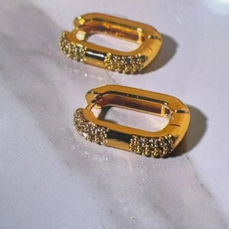 Luxe Pavé Link Earrings