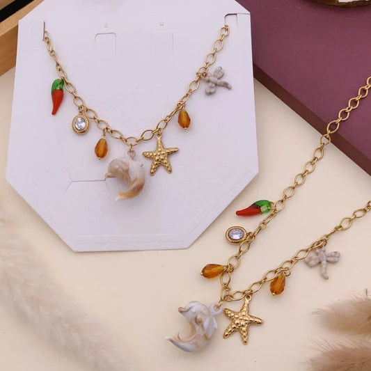 Marina Charm Coastal Necklace