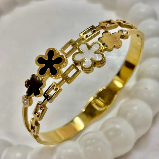 Midnight Bloom Charm Kada