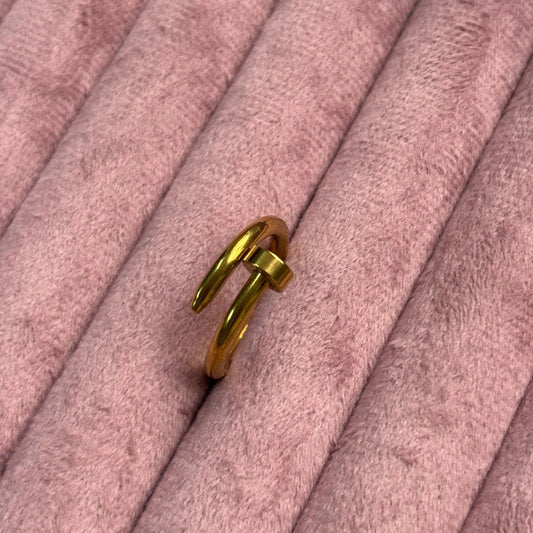Minimal Nail Wrap Ring