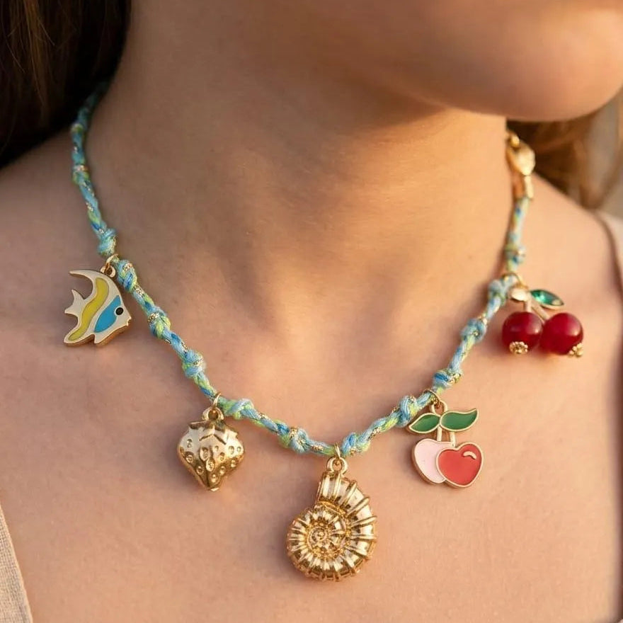 Ocean Charm Beaded Necklace