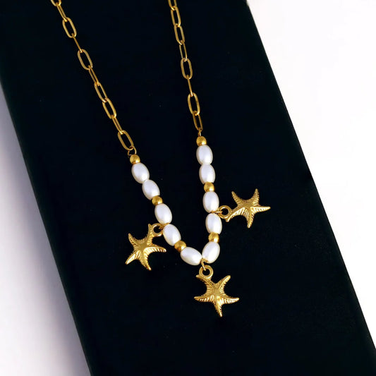 Ocean Star Pearl Necklace