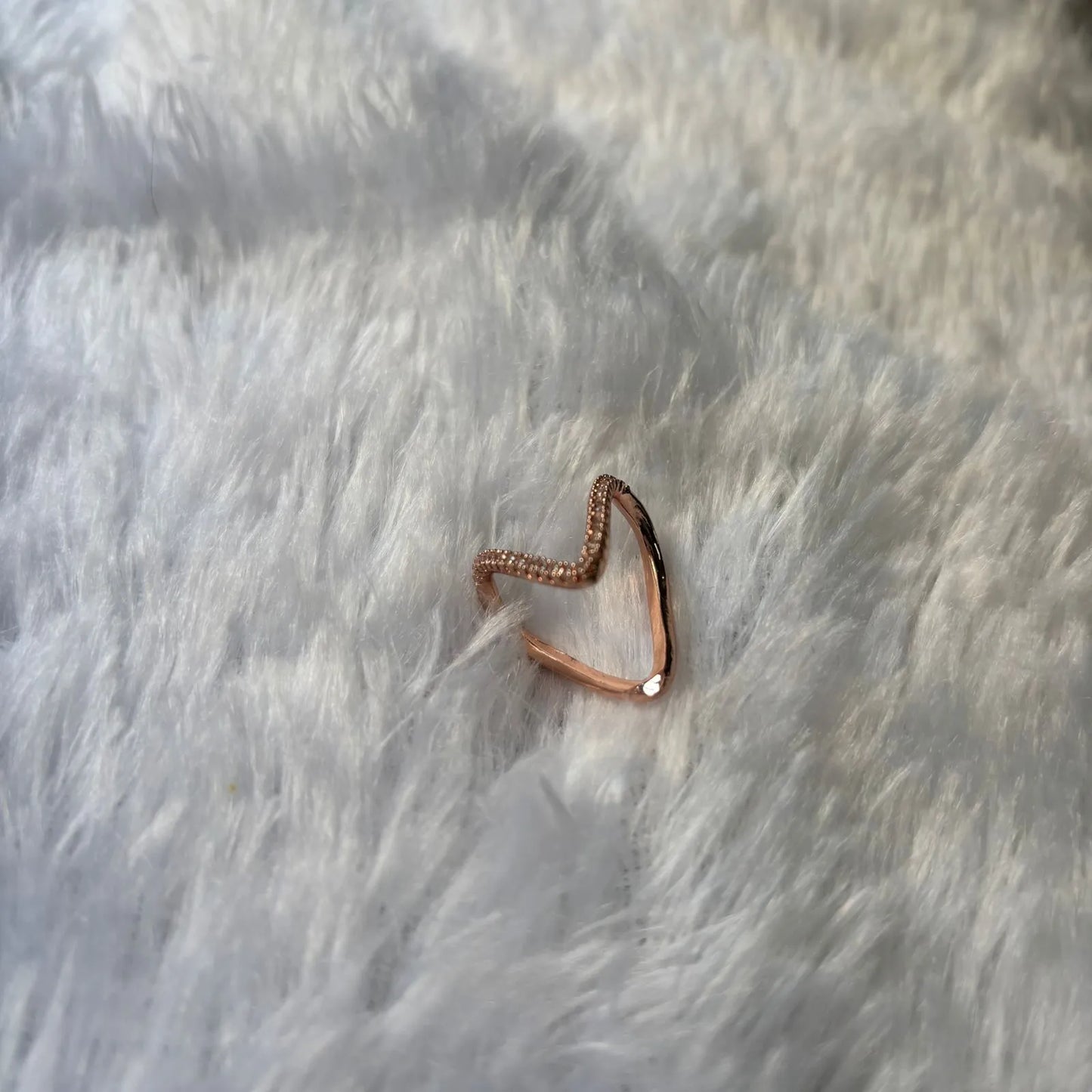Rose Gold Twist Anti-Tarnish Ring