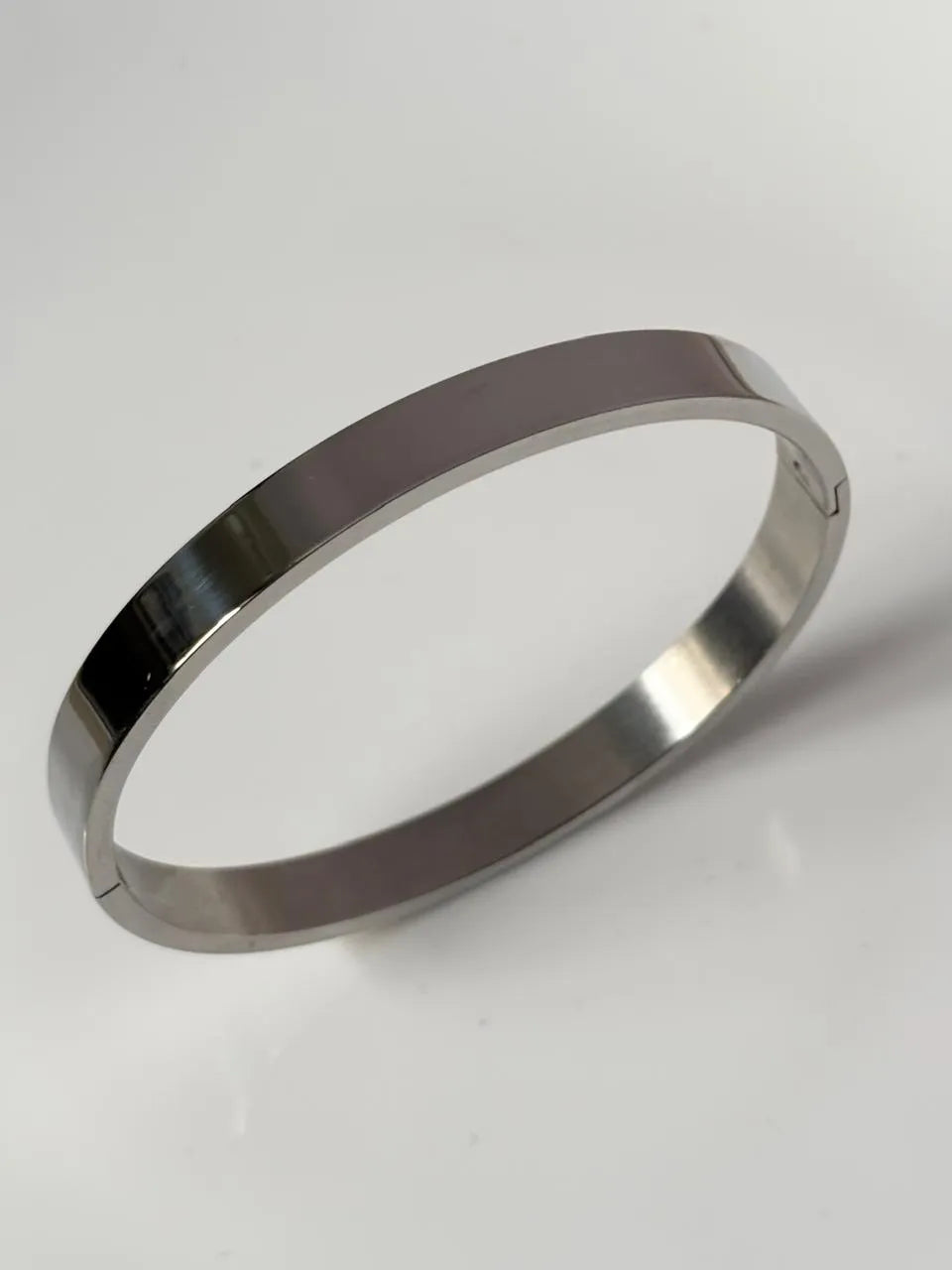 Silver Modern Plain Kada