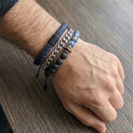 Steel Fusion Men’s Bracelet Stack