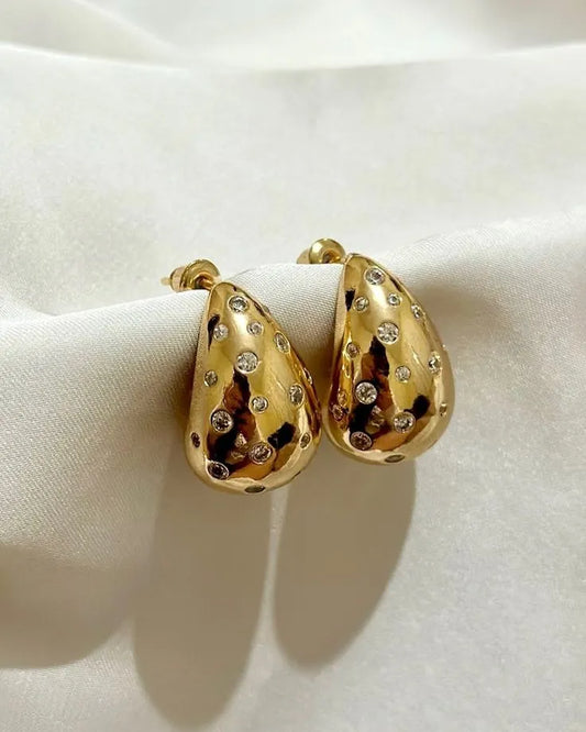 Bold Polished Drop Earrings