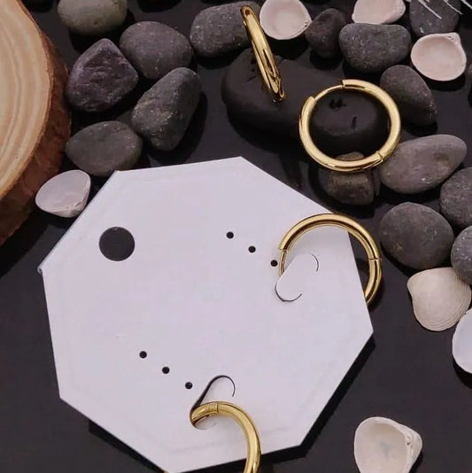Minimalist Gold Hoop Earrings