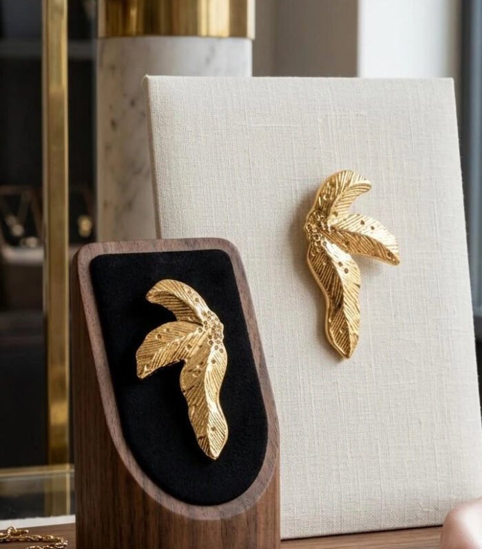 Aurevine Leaf Statement Earrings