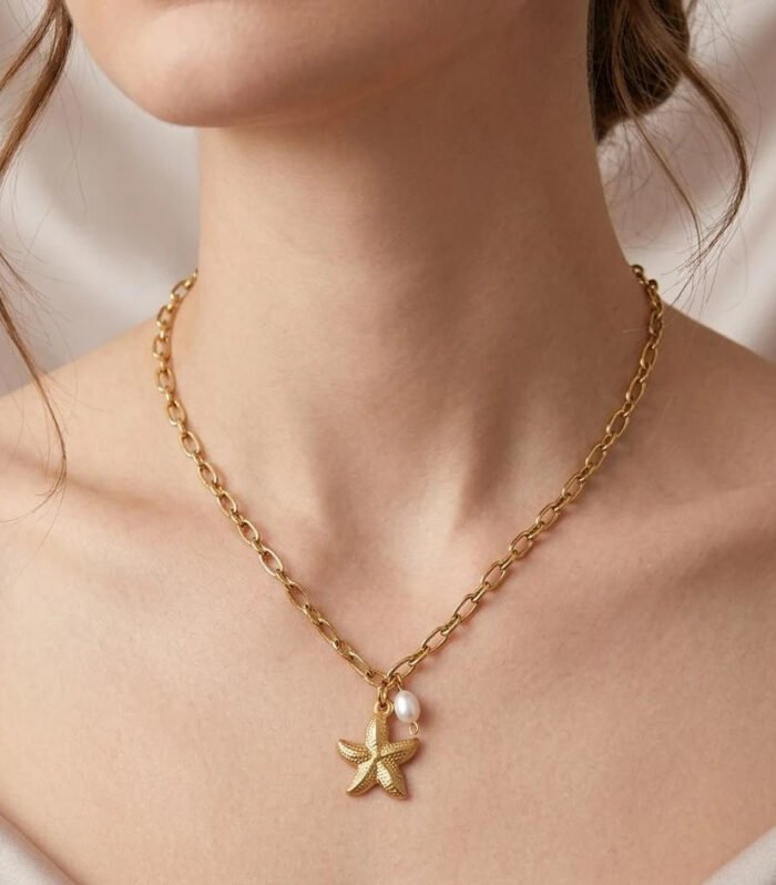 Ocean Star Charm Necklace