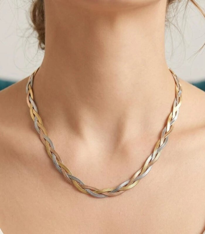 rinity Woven Chain Necklace