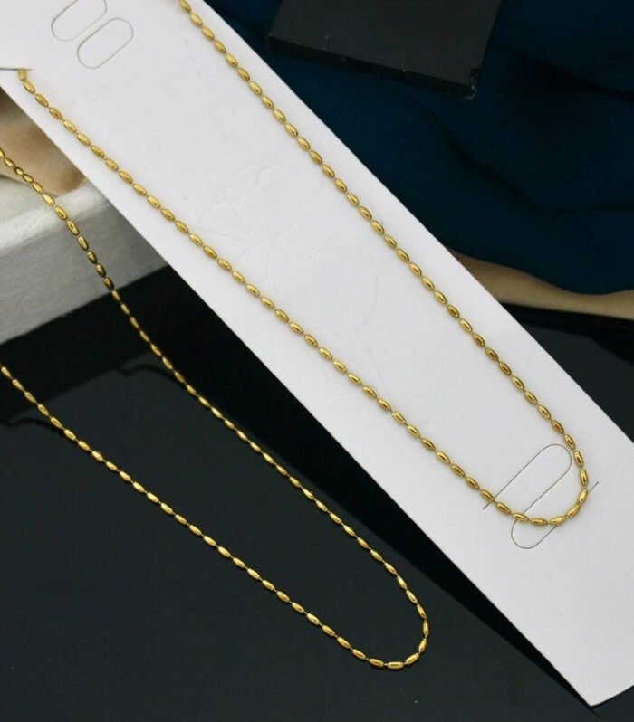Elara Oval Gleam Gold Chain