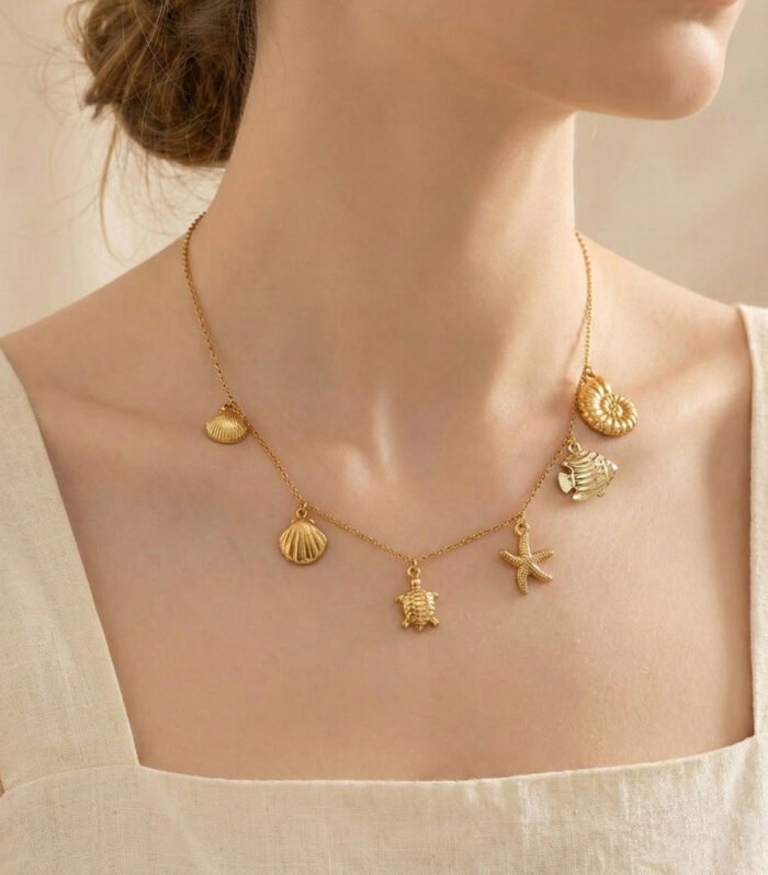 Beach life necklace