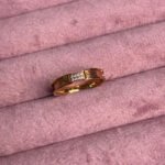 Crystal Band Gold Ring