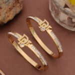 Initials Gold kada