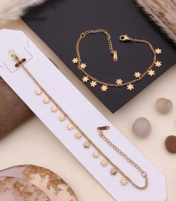 Celestia Flower Charm Bracelet