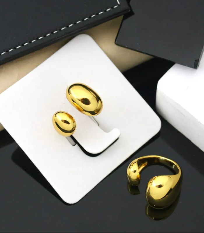 Aurora Twin-Dome Adjustable Ring