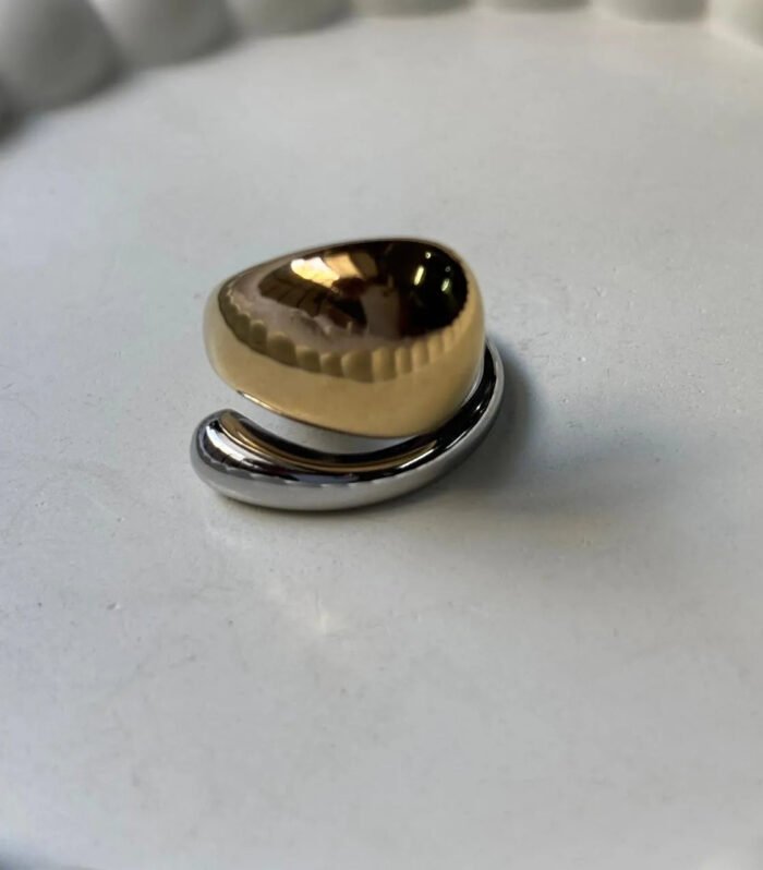 Golden Twist Ring