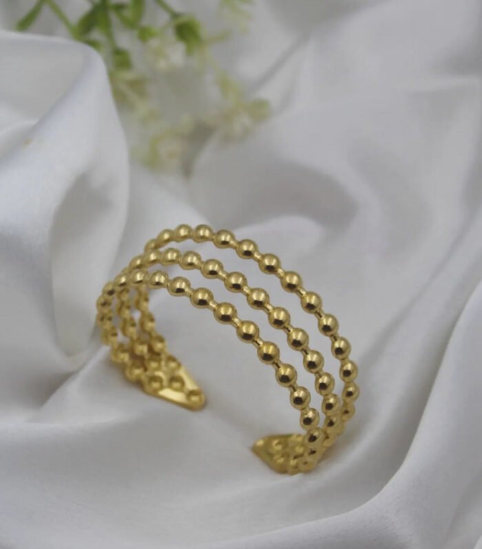 Golden Beaded Kada